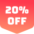 20% off