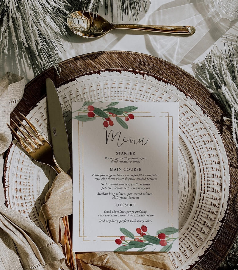 read menu before eating out