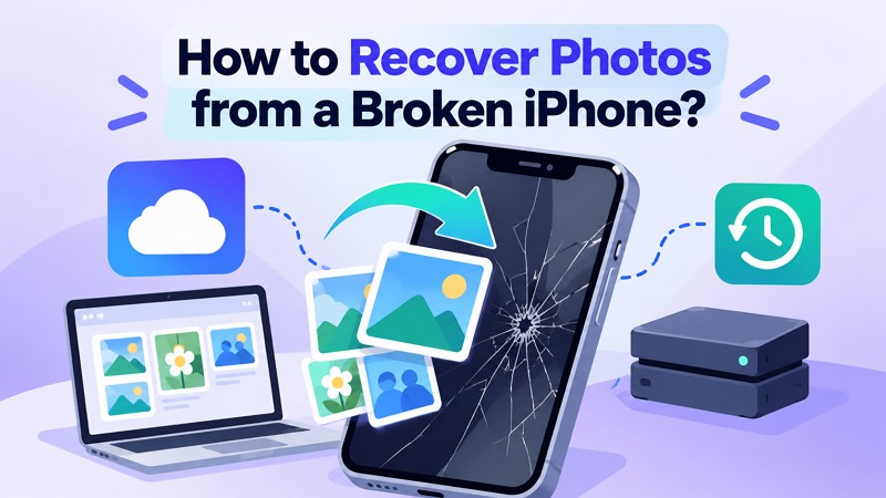 recover photos broken iphone guide
