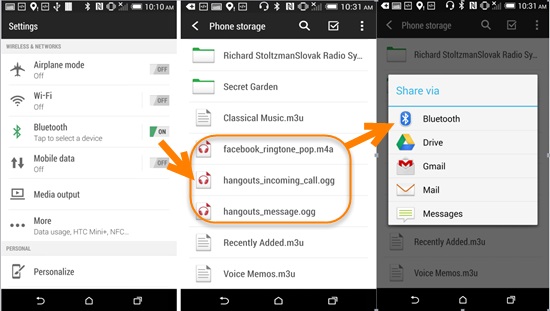 Per Bluetooth von Android auf Android übertragen