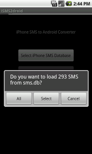 langkah 3 untuk transfer SMS dari iPhone ke Android