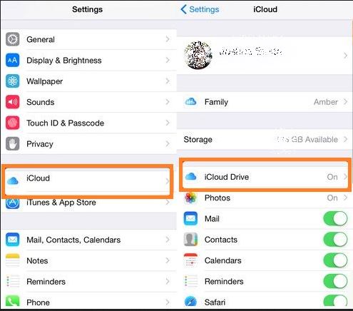 Transfiere contactos de iPhone a iPhone - iCloud