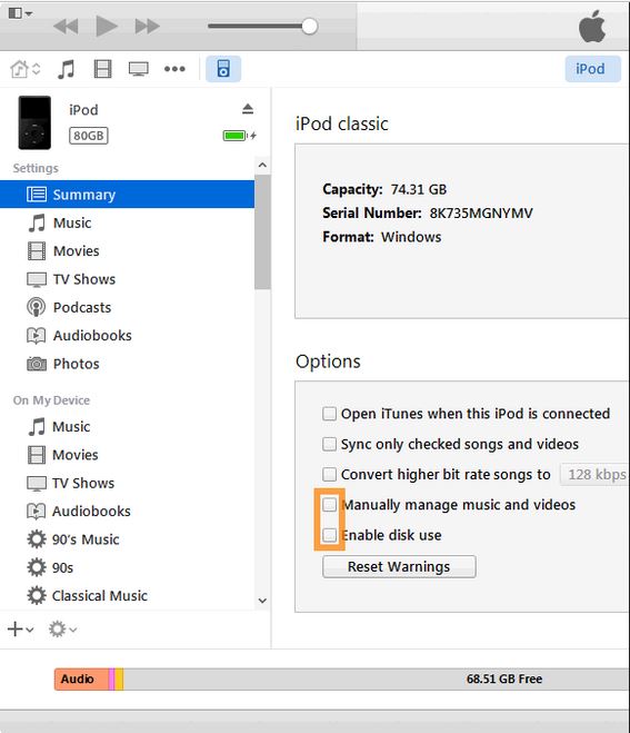 Transferir fotos de iPod a iPhone - Conectar