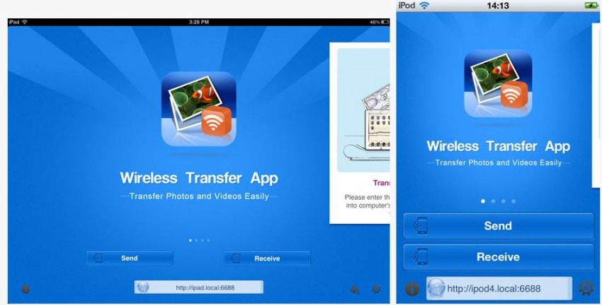 Transfer Photos from iPod to iPhone -install wireless app