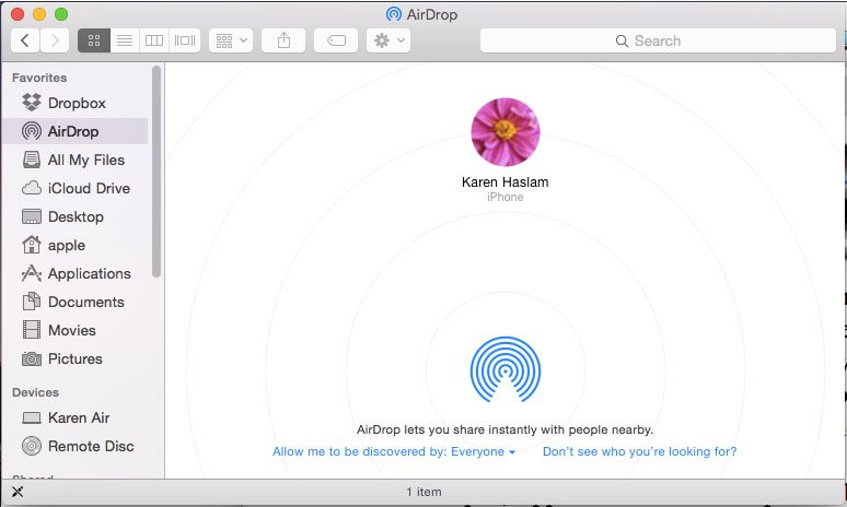 How to AirDrop from iPhone to Mac