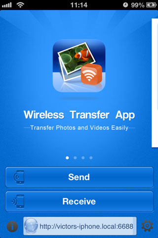 Transferir vídeos do iPhone - usando aplicativo