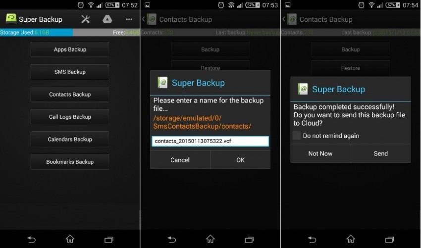 Top 5 des applications et des logiciels de sauvegarde Android - Comment sauvegarder les données android- application-super-backup-pour-android