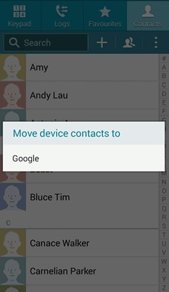 Comment Sauvegarder les contacts-sélectionner-google-Étape 3