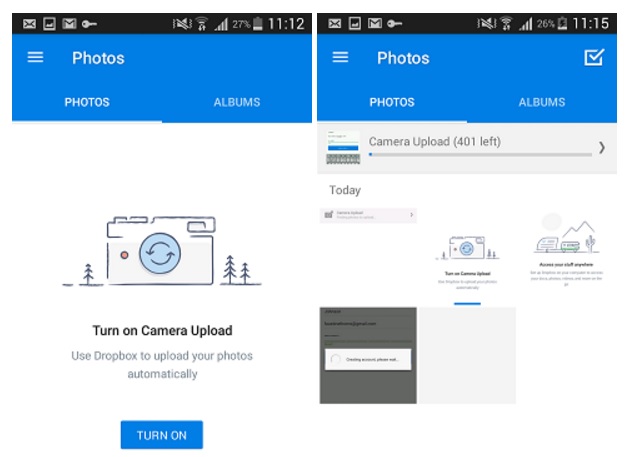 Como Fazer o Backup de Celulares Android - Dropbox 2º Passo