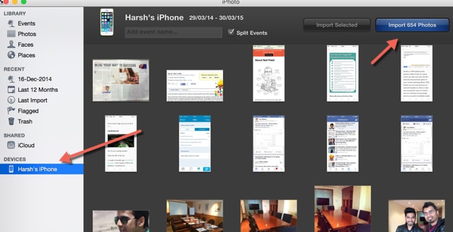 Wie man Bilder vom iPhone mit Mac-iphoto synchronisiert - Teil 2