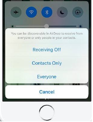 Comment faire un AirDrop de l'iPhone au Mac-Selectionner l'album- étape 3