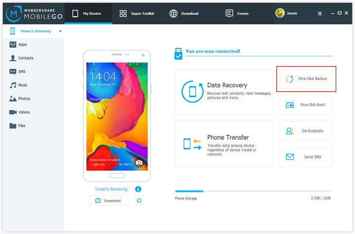 Las 20 mejores herramientas de transferencia de Samsung para hacer una copia de seguridad de los datos de Samsung - MobileGo