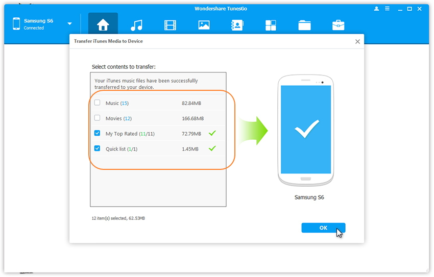 Las 20 mejores herramientas de transferencia de Samsung para hacer una copia de seguridad de los datos de Samsung - TunesGo