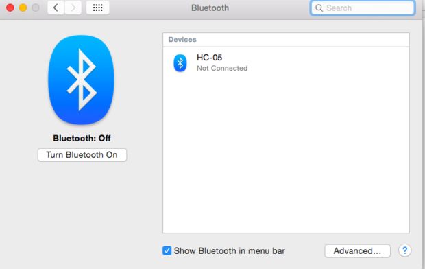 ¿Cómo transferir Windows Phone a Mac? - Habilitar Bluetooth en Mac - paso 1