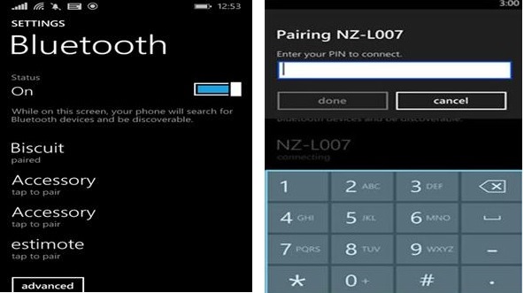 Übertragung von Windows Phone auf Mac per Bluetooth – Geräte koppeln – Schritt 3