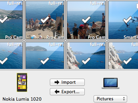 Wie man Dateien von Nokia auf Mac überträgt -Nokia Photo Transfer App für Mac