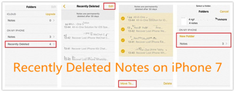 can i restore deleted notes from icloud