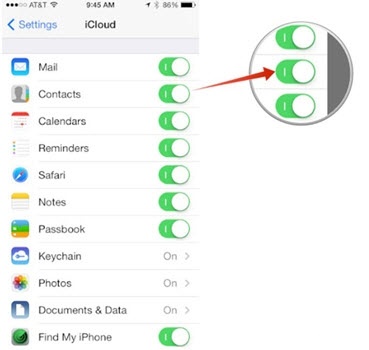 does app data backup to icloud