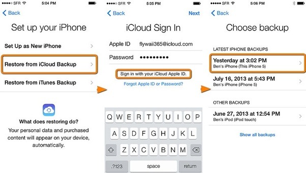 ¿Cómo hacer un respaldo del ipad con icloud?-restaurar desde el respaldo de iCloud 