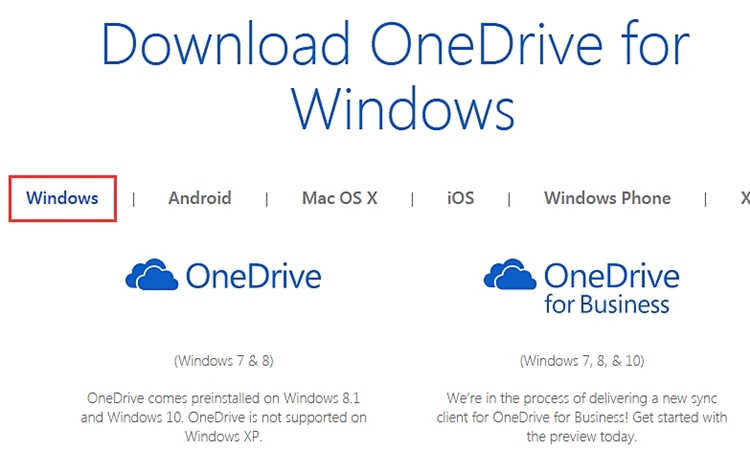 Wie man Dateien auf Onedrive sichert - OneDrive herunterladen