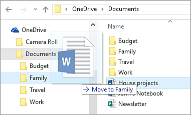 Wie man Dateien auf Onedrive sichert - Inhalt übertragen