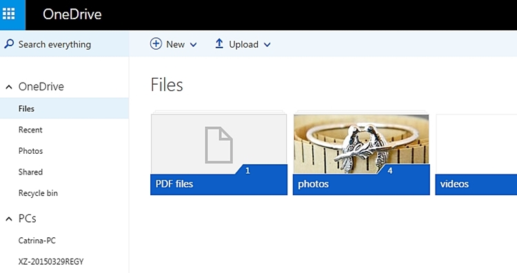 How to Backup Files to Onedrive -Log-in to the website