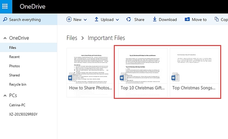 how to use microsoft onedrive as backup