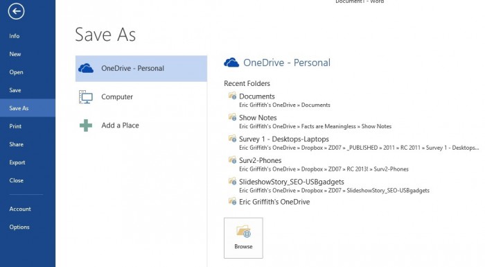 sign in to onedrive