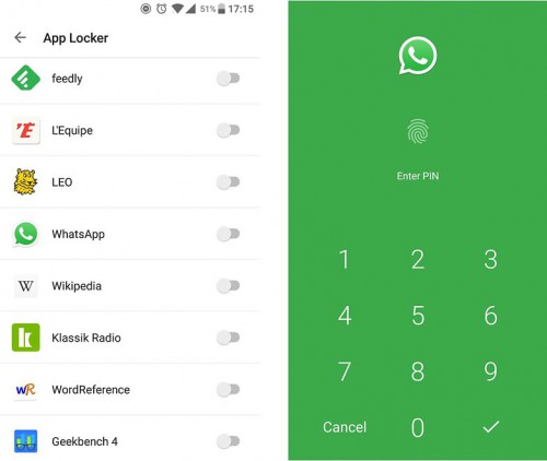 Conseils et astuces Whatsapp - App Locker