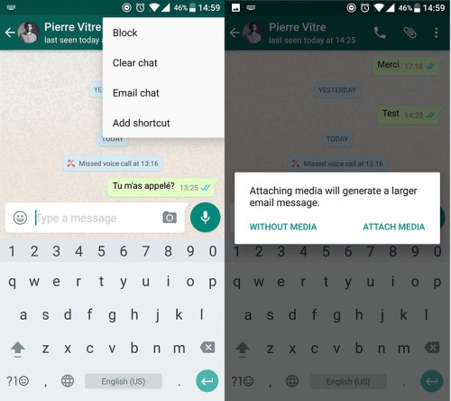 Dicas e truques do Whatsapp-backup