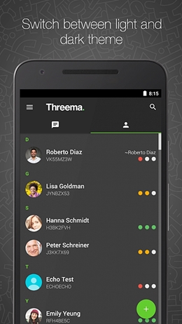 top 15 whatsapp alternatives- Threema