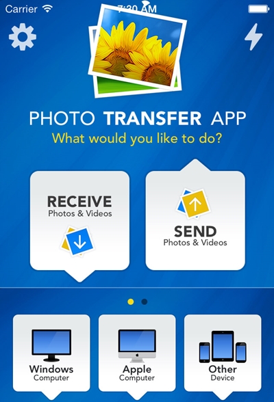 Transferir Fotos do iPhone para o iPod Touch - aplicativo Photo Transfer App