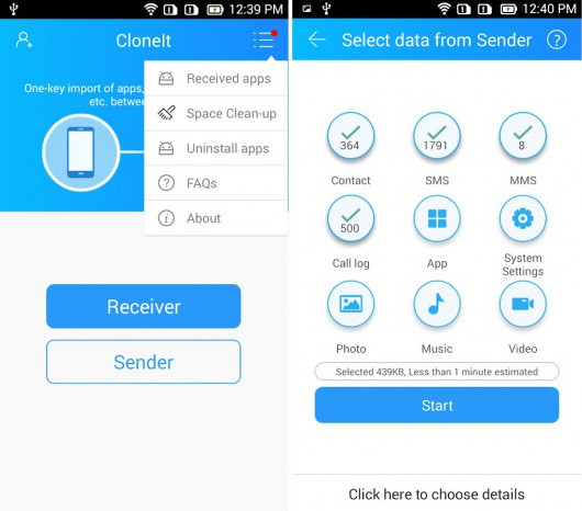 Top 3 - Samsung Wi-Fi Transfert App