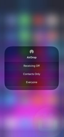 cannot find airdrop on iphone