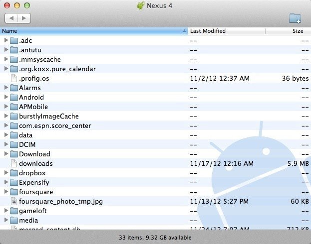 android dateitransfer für mac