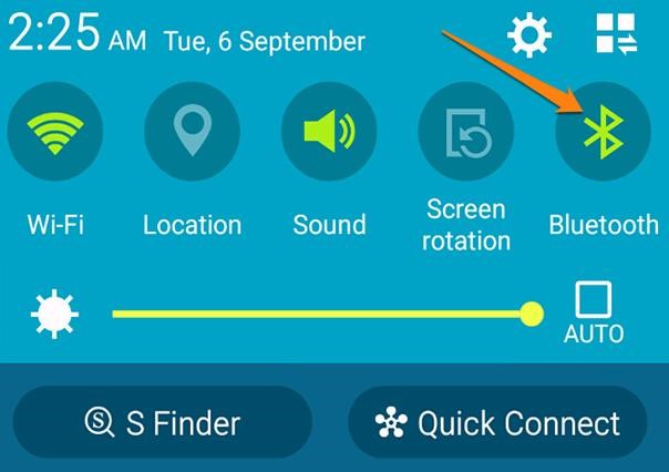 transfer data from android to android using bluetooth