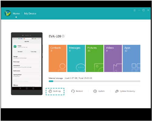 backup huawei para pc 5