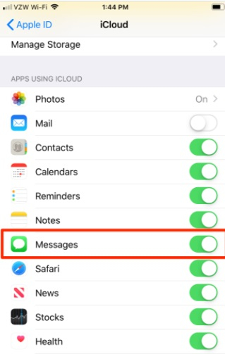 نسخ رسائل iphone النصية احتياطياً 4