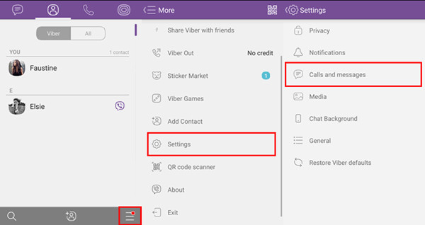 how to download viber message history