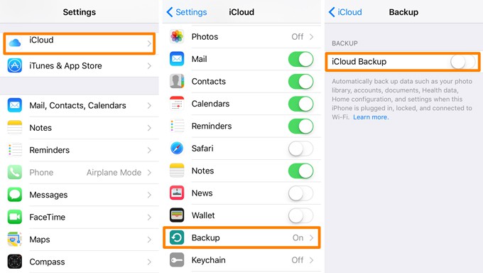 نسخ whatsapp الاحتياطي إلى icloud 2