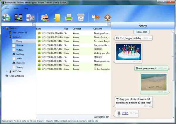 backuptrans revisión de whatsapp android a iphone 3