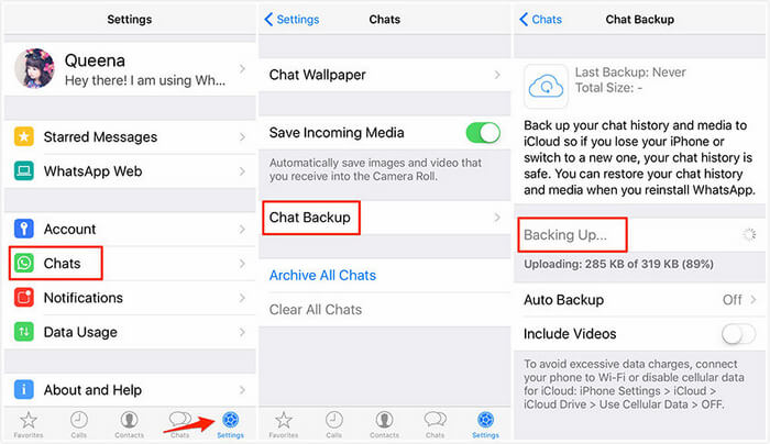 whatsapp chats übertragen
