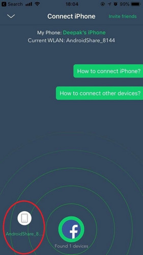 connect iphone