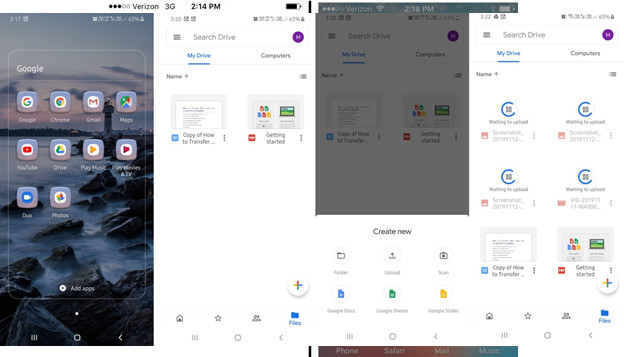 Pasar Datos de Android a iPhone con Google Drive 1