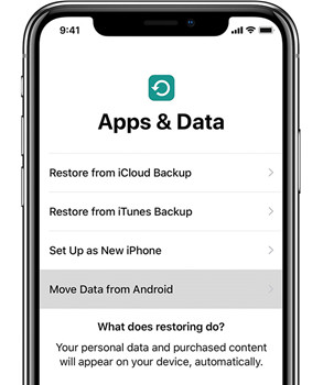 Pasar Datos de Android a iPhone con la aplicación Move to iOS 1
