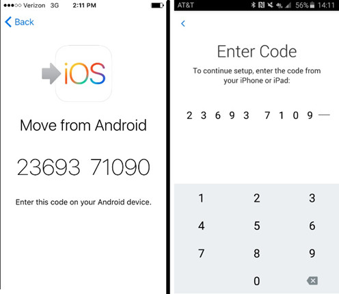 transfert de données d'android à ios par movetoiosapp 4