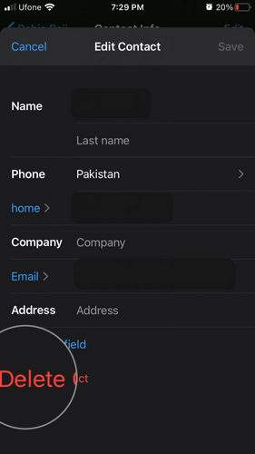 WhatsApp Blocked Contacts Deletion