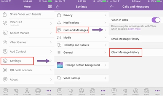 viber desktop chat history location