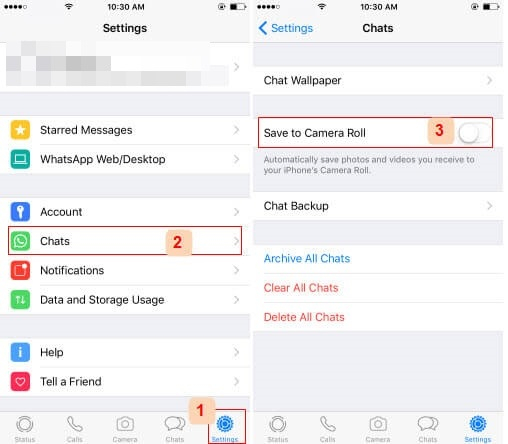 حذف فيديوهات من Whatsapp 13