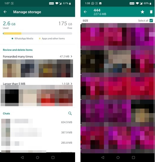 eliminare i video da whatsapp 8